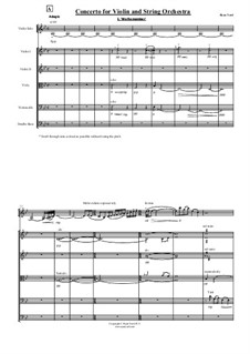 Concerto for Violin and String Orchestra: Movement I by Ryan Yard