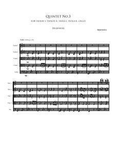 Quintet No.3: Quintet No.3 by Irminsul Harp
