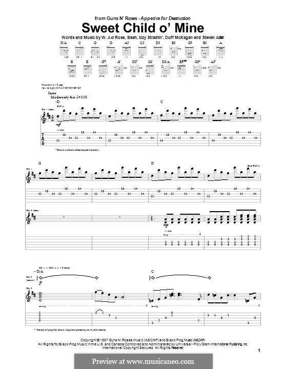 Таб мине. Guns n roses don't cry табы. Sweet child o' mine guns n' roses на гитаре. Таб мине. Sweet child of mine tabs.