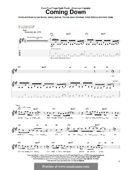 five finger death punch bad company piano sheet music five finger death punch bad company piano sheet music