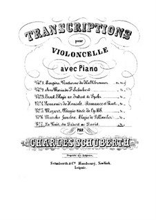 La Nuit for Viola (or Cello) and Piano: Score, solo part by Félicien David