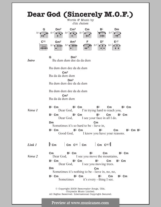 Dear God (Monsters of Folk): Lyrics and chords by Jim James