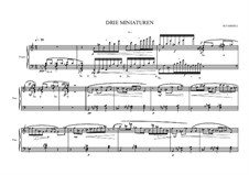 Three miniatures for piano: No.1, MVWV 268 by Maurice Verheul