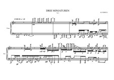 Three miniatures for piano: No.2, MVWV 269 by Maurice Verheul