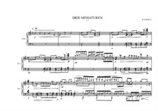 Three miniatures for piano: No.3, MVWV 270 by Maurice Verheul