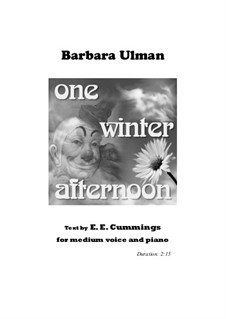 One winter afternoon: One winter afternoon by Barbara Ulman