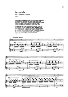 Les millions d'Arlequin: Serenade, for Flute and Piano by Riccardo Drigo