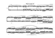 Piano sonata No.1 In one movement, MVWV 208: Piano sonata No.1 In one movement by Maurice Verheul