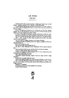 La Péri: Full score by Paul Dukas