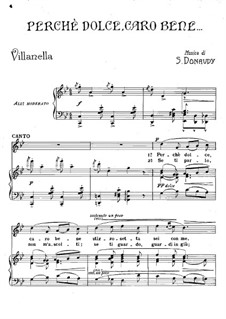 Volume I: Perche dolce, caro bene by Stefano Donaudy
