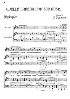 Volume I: Quelle labbara non son rose by Stefano Donaudy