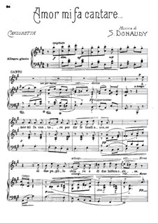 Volume III: Amor mi fa cantare by Stefano Donaudy