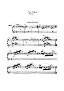 La Péri: Clarinets part by Paul Dukas