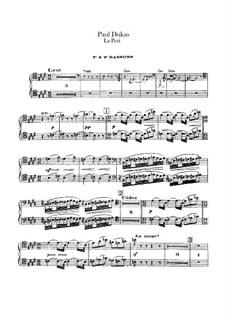 La Péri: Bassoons part by Paul Dukas