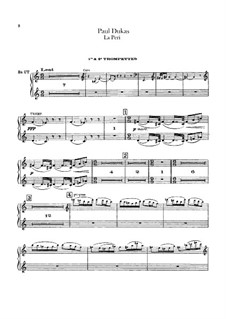La Péri: Trumpets part by Paul Dukas