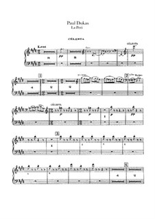 La Péri: Celesta part by Paul Dukas