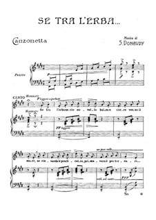 Volume I: Se tra l'erba by Stefano Donaudy
