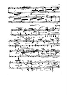 Silhouettes, B.32 Op.8: No.2 in D Flat Major by Antonín Dvořák