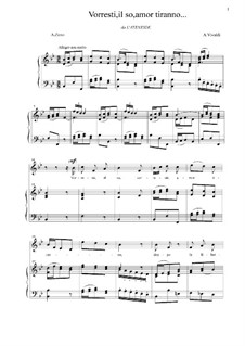 L'Ateneide: Vorresti, il so, amor tiranno by Antonio Vivaldi