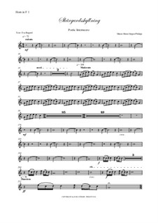 Skargardsshyllning: French horn I-III part by Hans-Jürgen Philipp
