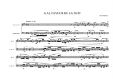Jazz Piece for Clarinet  and Acoustic Bass Guitar 'A la faveur de la nuit', MVWV 211: Jazz Piece for Clarinet  and Acoustic Bass Guitar 'A la faveur de la nuit' by Maurice Verheul