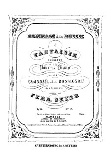 Twelve Elegant Fantasias on Russian Themes by Various Composers, Op.100: No.2 Le Rossignol de Alabieff by Ferdinand Beyer