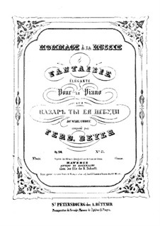 Twelve Elegant Fantasias on Russian Themes by Various Composers, Op.100: No.8 Romance de Warlamoff by Ferdinand Beyer