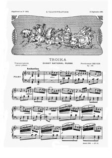 Bluettes du Nord, Op.103: No.6 Troika by Ferdinand Beyer