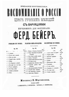 Bluettes du Nord, Op.103: No.12 Romance de Warlamoff by Ferdinand Beyer