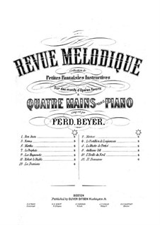 Revue Melodique. La Traviata, Op.112 No.13: Revue Melodique. La Traviata by Ferdinand Beyer