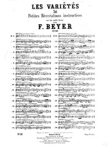 Les Variétés. Rondino sur un thême français, Op.130 No.31: Les Variétés. Rondino sur un thême français by Ferdinand Beyer