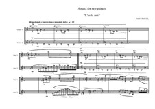 Sonata for Two Guitars, MVWV 403: Sonata for Two Guitars by Maurice Verheul