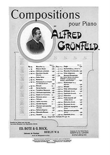 Pieces for Piano, Op.54: No.5 Chanson sans paroles by Alfred Grünfeld