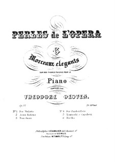 Perles de L'Opéra, Op.57: No.5 Montecchi ed i Capuletti by Theodore Oesten