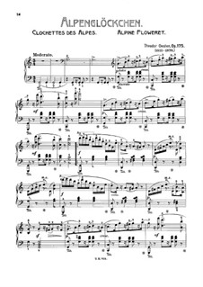 Alpine Floweret, Op.175: For a single performer by Theodore Oesten