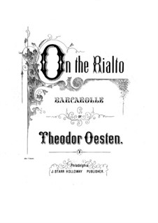 On the Rialto: On the Rialto by Theodore Oesten