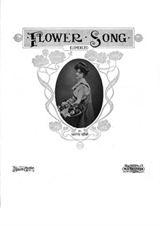 Blumenlied (Flower Song), Op.39: For piano by Gustav Lange