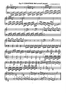 Sonatina No.4, Ор.11: Sonatina No.4 by Ksardas