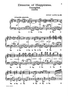 Traumglück (Dreams of Happiness), Op.268: For a single performer by Gustav Lange