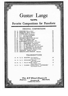 Ein Tag in der Schweiz (A Day in Switzerland), Op.290: For a single performer by Gustav Lange