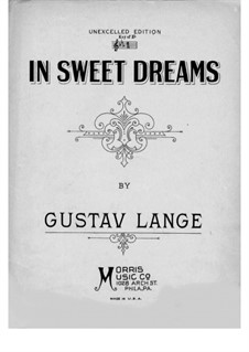 In süssen Träumen (In Sweet Dreams), Op.322: For piano by Gustav Lange