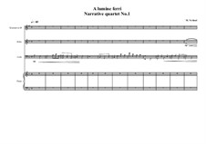 Narrative Quartet No.1 for Clarinet Bb, Oboe, Cello and Piano, MVWV 681: Narrative Quartet No.1 for Clarinet Bb, Oboe, Cello and Piano by Maurice Verheul
