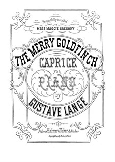 The Merry Goldfinch: The Merry Goldfinch by Gustav Lange