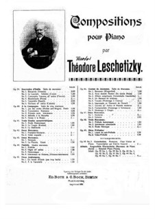 Two Preludes, Op.49: No.1 Chant du Soir by Theodor Leschetizky