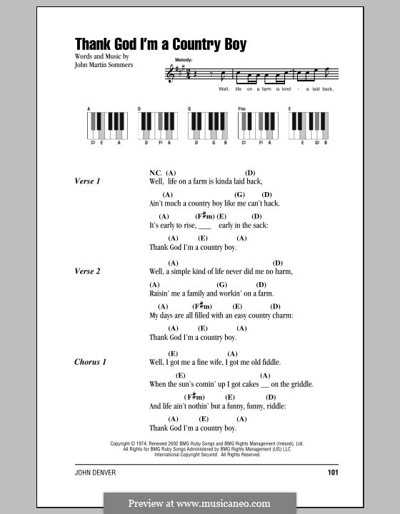 Lyrics and chords