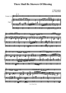 There Shall Be Showers of Blessing: For trumpet in B and organ by James McGranahan