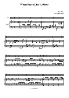 When Peace Like a River: For viola and piano by Philip Paul Bliss