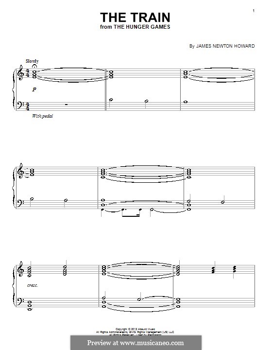 The Train: For piano by James Newton Howard