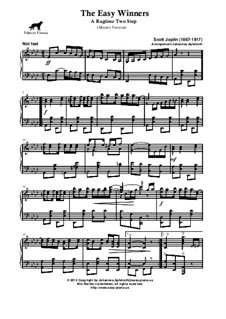 The Easy Winners: Master version by Scott Joplin