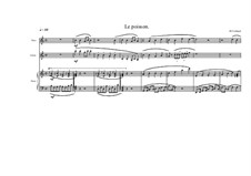 Chansons pour les enfants (Nine songs for children): No.7 pour flûte, guitare et piano, MVWV 415 by Maurice Verheul